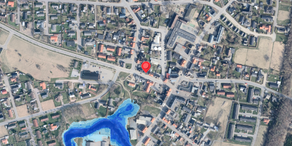 Oversvømmelsesrisiko fra vandløb på Vesterbro 8, . , 9881 Bindslev