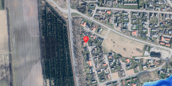 Oversvømmelsesrisiko fra vandløb på Ålevej 13, 9881 Bindslev