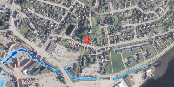 Oversvømmelsesrisiko fra vandløb på Strandvej 21, . , 9500 Hobro