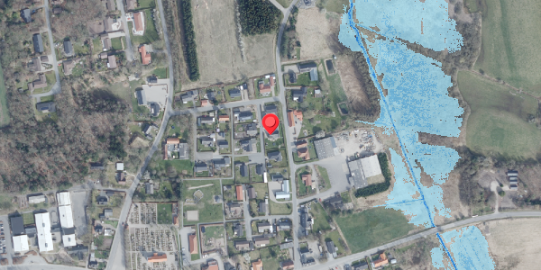 Oversvømmelsesrisiko fra vandløb på Pilehaven 3, 9240 Nibe