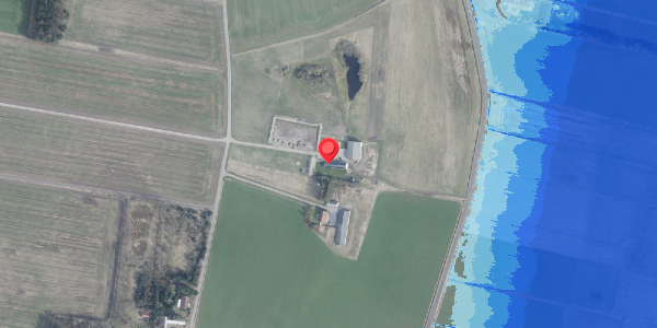 Oversvømmelsesrisiko fra vandløb på Sdr. Lundbak 21, 9490 Pandrup