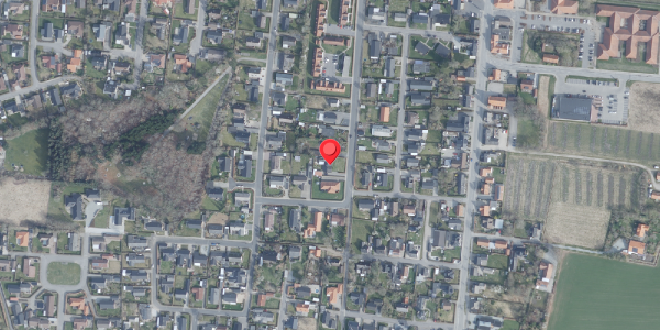 Oversvømmelsesrisiko fra vandløb på Simonivej 5, 9490 Pandrup