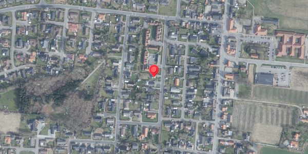 Oversvømmelsesrisiko fra vandløb på Simonivej 13, 9490 Pandrup