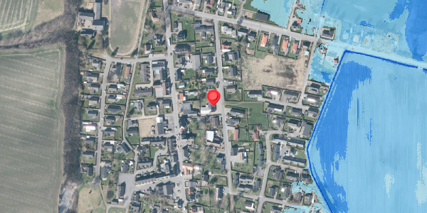 Oversvømmelsesrisiko fra vandløb på Parallelvej 14, . , 9280 Storvorde