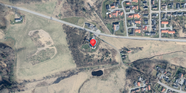 Oversvømmelsesrisiko fra vandløb på Danmarksgade 129, 9870 Sindal