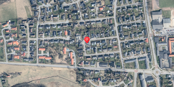 Oversvømmelsesrisiko fra vandløb på Irisvej 14, 9870 Sindal