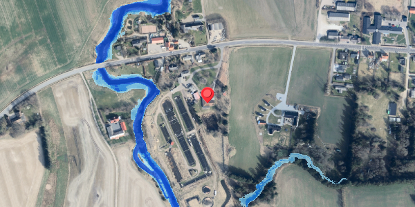 Oversvømmelsesrisiko fra vandløb på Jerupvej 462, 9870 Sindal
