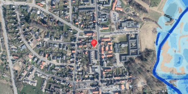 Oversvømmelsesrisiko fra vandløb på Norgesgade 2, . , 9870 Sindal