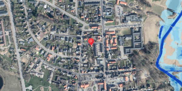 Oversvømmelsesrisiko fra vandløb på Norgesgade 3, . , 9870 Sindal