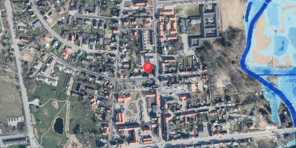 Oversvømmelsesrisiko fra vandløb på Sverrigsgade 2D, 9870 Sindal