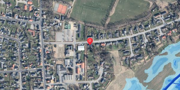 Oversvømmelsesrisiko fra vandløb på Østerlund 4, . , 9870 Sindal