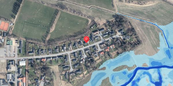 Oversvømmelsesrisiko fra vandløb på Østerlund 21, . , 9870 Sindal