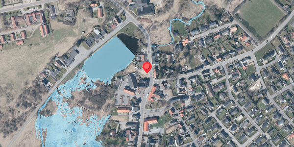 Oversvømmelsesrisiko fra vandløb på Aalborgvej 3, 9575 Terndrup