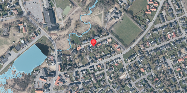 Oversvømmelsesrisiko fra vandløb på Aavangen 7, . , 9575 Terndrup