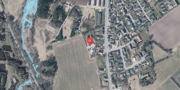 Oversvømmelsesrisiko fra vandløb på Vestermarken 3, 9575 Terndrup