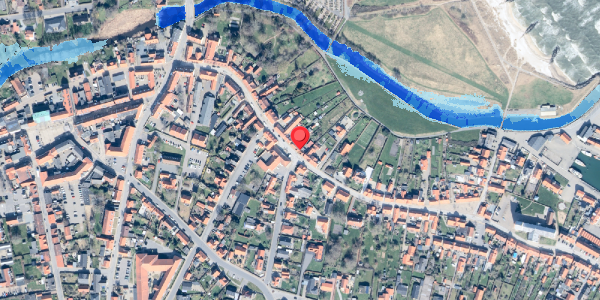 Oversvømmelsesrisiko fra vandløb på Algade 21, st. tv, 9300 Sæby