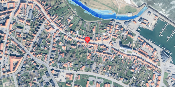 Oversvømmelsesrisiko fra vandløb på Algade 32, 9300 Sæby