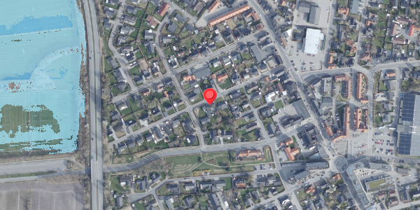 Oversvømmelsesrisiko fra vandløb på Aagade 9, . , 9440 Aabybro