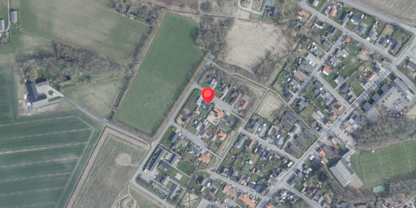 Oversvømmelsesrisiko fra vandløb på Bindeleddet 50, 9440 Aabybro