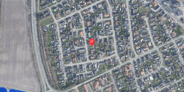 Oversvømmelsesrisiko fra vandløb på Falkevej 13, . , 9440 Aabybro