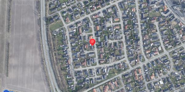 Oversvømmelsesrisiko fra vandløb på Falkevej 16, . , 9440 Aabybro