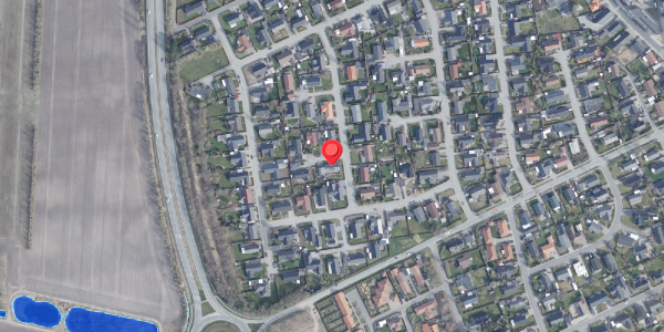Oversvømmelsesrisiko fra vandløb på Falkevej 24, 9440 Aabybro