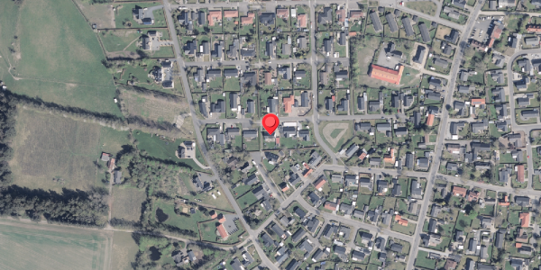 Oversvømmelsesrisiko fra vandløb på Hedegaardsvej 5, 9440 Aabybro