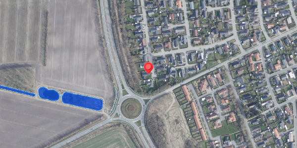 Oversvømmelsesrisiko fra vandløb på Hejrevej 20, 9440 Aabybro
