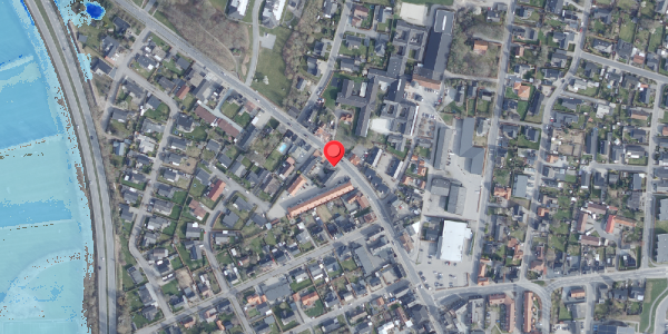 Oversvømmelsesrisiko fra vandløb på Vestergade 19, 9440 Aabybro