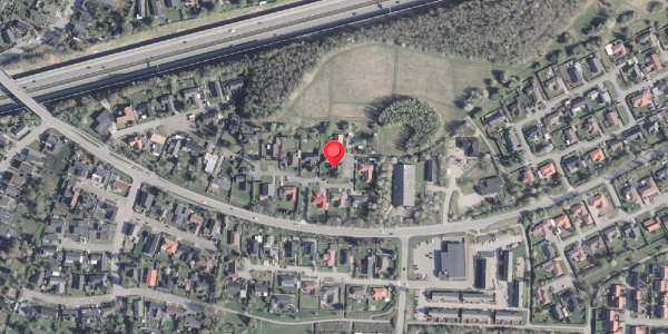 Oversvømmelsesrisiko fra vandløb på Afroditevej 14, 9210 Aalborg SØ
