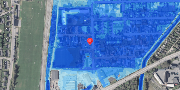 Oversvømmelsesrisiko fra vandløb på Enggårdsgade 68, 9000 Aalborg