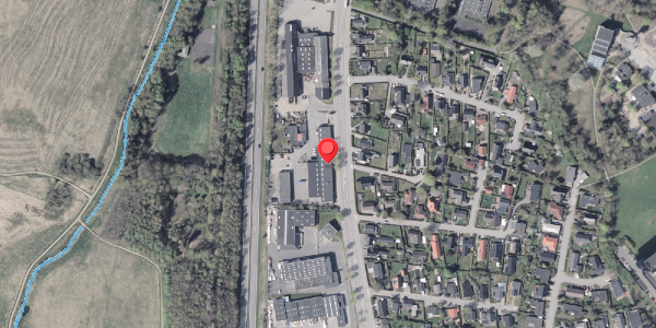 Oversvømmelsesrisiko fra vandløb på Gugvej 140, 9210 Aalborg SØ