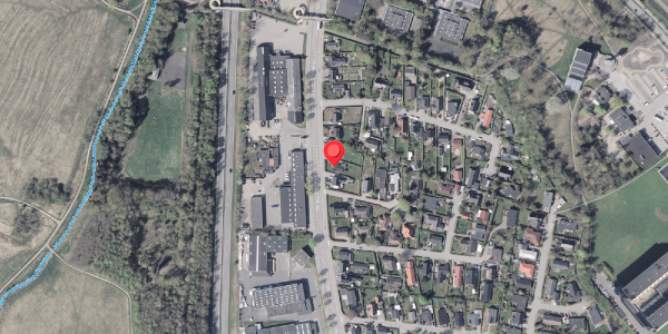 Oversvømmelsesrisiko fra vandløb på Gugvej 159, 9210 Aalborg SØ