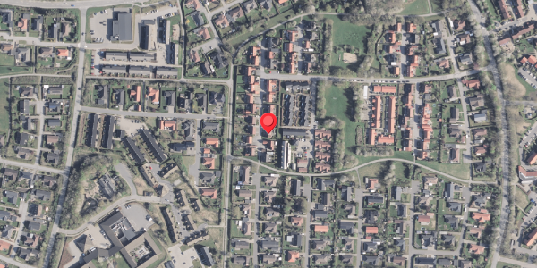 Oversvømmelsesrisiko fra vandløb på Heravej 155, 9210 Aalborg SØ