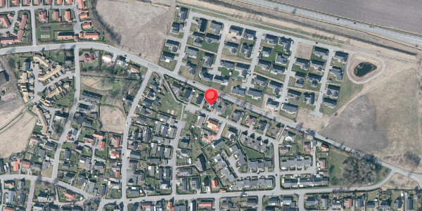 Oversvømmelsesrisiko fra vandløb på Kalenderparken 42, 9270 Klarup