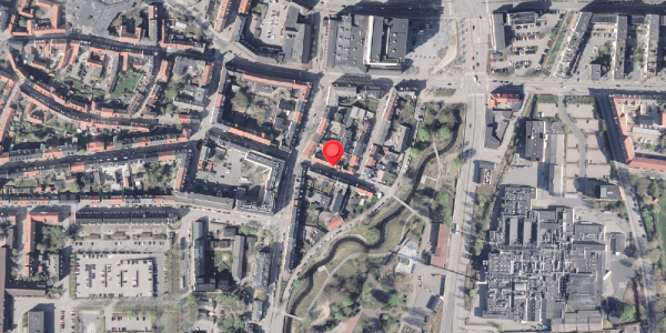 Oversvømmelsesrisiko fra vandløb på Langesgade 5, . , 9000 Aalborg