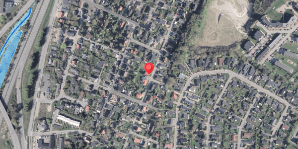 Oversvømmelsesrisiko fra vandløb på Mågevej 14, 9000 Aalborg