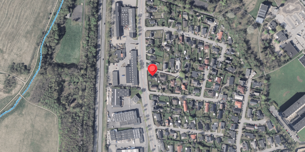 Oversvømmelsesrisiko fra vandløb på Nordmark 2, 9210 Aalborg SØ