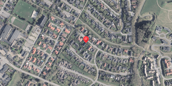 Oversvømmelsesrisiko fra vandløb på Poseidonvej 73, 9210 Aalborg SØ