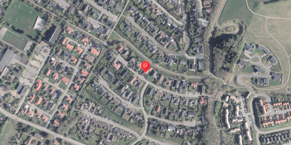 Oversvømmelsesrisiko fra vandløb på Poseidonvej 87, 9210 Aalborg SØ