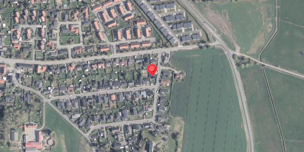 Oversvømmelsesrisiko fra vandløb på Solbakken 29, 9210 Aalborg SØ