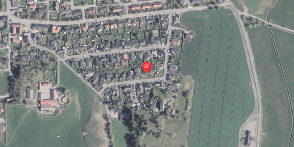 Oversvømmelsesrisiko fra vandløb på Solbakken 47, 9210 Aalborg SØ