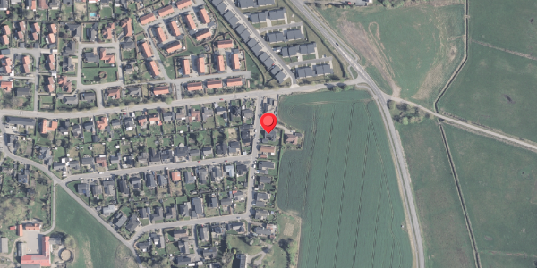 Oversvømmelsesrisiko fra vandløb på Solbakken 62, 9210 Aalborg SØ