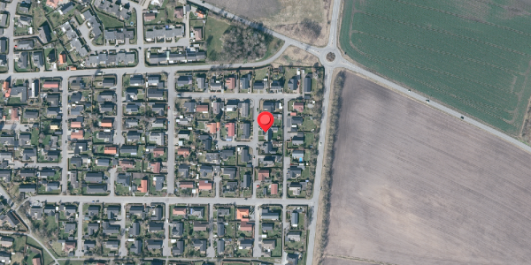Oversvømmelsesrisiko fra vandløb på Strandskadevej 3, 9270 Klarup