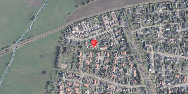 Oversvømmelsesrisiko fra vandløb på Toppen 21, 9260 Gistrup