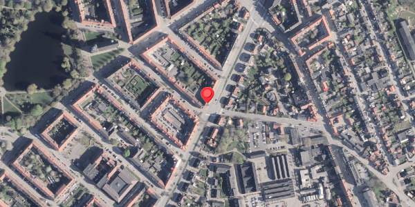Oversvømmelsesrisiko fra vandløb på Østre Alle 30, st. th, 9000 Aalborg
