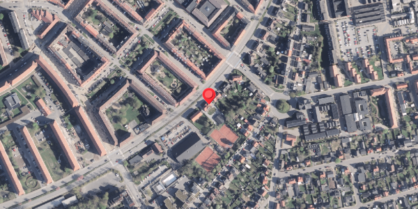 Oversvømmelsesrisiko fra vandløb på Østre Alle 77, st. , 9000 Aalborg