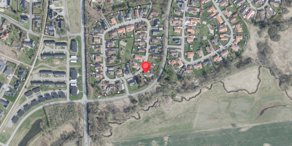 Oversvømmelsesrisiko fra vandløb på Agertoften 6, . , 9600 Aars
