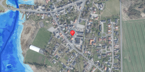 Oversvømmelsesrisiko fra vandløb på Algade 8, 9240 Nibe