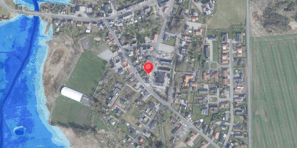Oversvømmelsesrisiko fra vandløb på Algade 10, 9240 Nibe